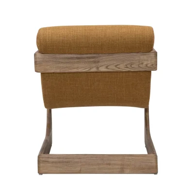 Bridges Mustard Performance Fabric Ash Wood Chair