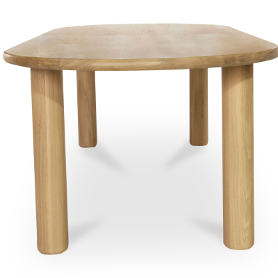 Milo Light Natural Oak Wood Dining Table
