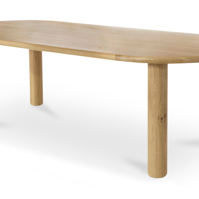 Milo Light Natural Oak Wood Dining Table