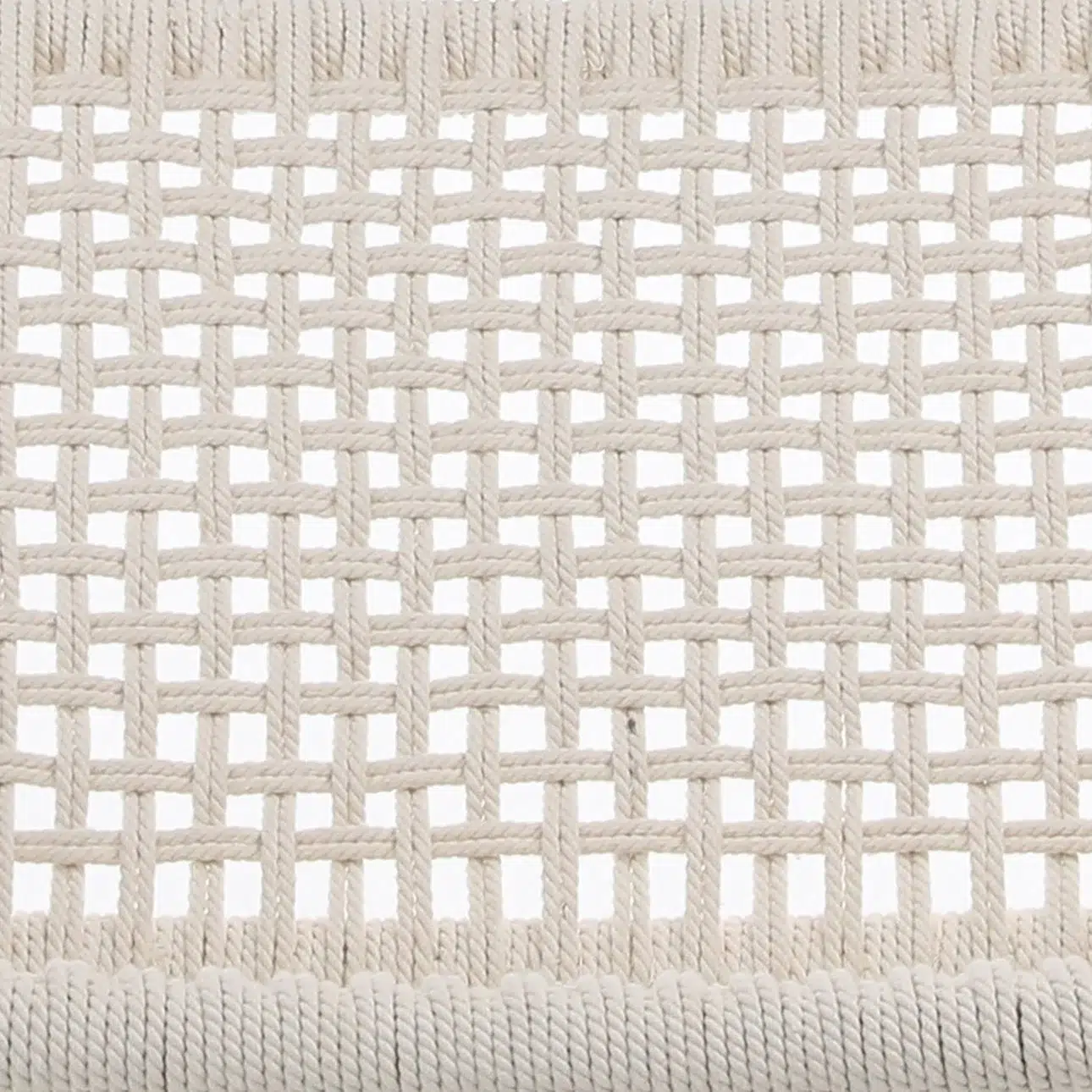 Calvin Natural Wood & White Rope Chair