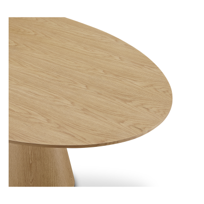 Otago Oval Natural Oak Wood Dining Table