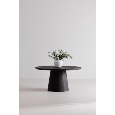 Cember Black Mango Round Dining Table