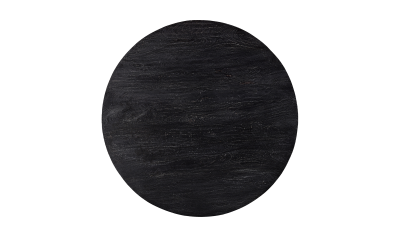 Cember Black Mango Round Dining Table