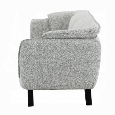 Nayeli Gray Boucle Contemporary Sofa