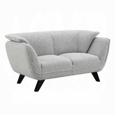 Nayeli Gray Boucle Contemporary Sofa