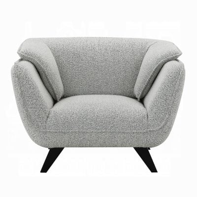 Nayeli Gray Boucle Contemporary Chair
