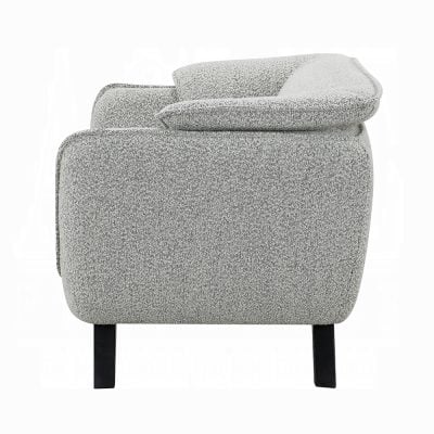 Nayeli Gray Boucle Contemporary Chair