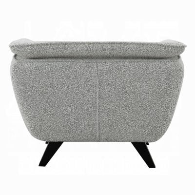 Nayeli Gray Boucle Contemporary Chair