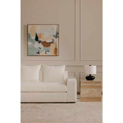 Thomas White Performance Fabric Sofa