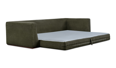 Rue Dark Green Sleeper Sofa