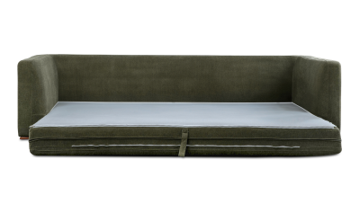 Rue Dark Green Sleeper Sofa