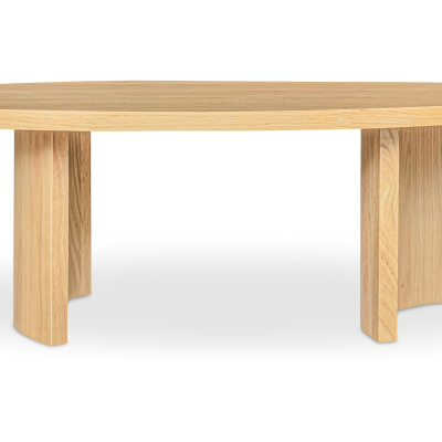 Louise Natural Oak Wood Dining Table