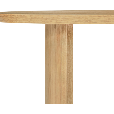 Louise Natural Oak Wood Dining Table