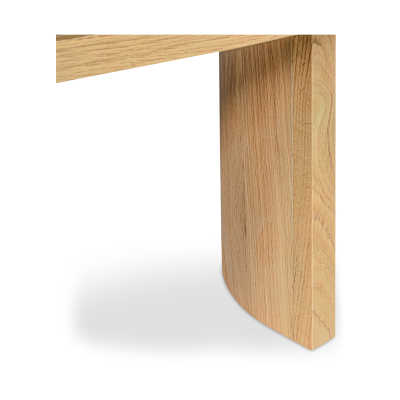 Louise Natural Oak Wood Dining Table