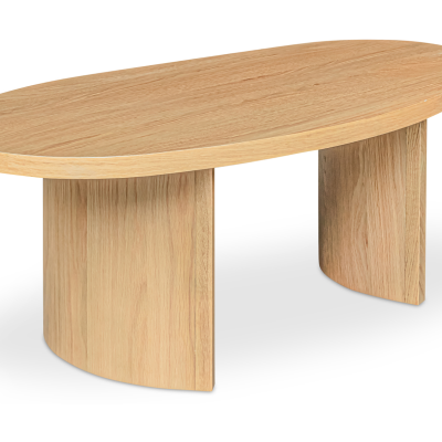 Louise Natural Oak Wood Dining Table