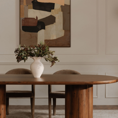 Howard Solid Wood Walnut Dining Table