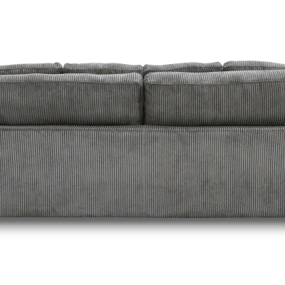 Plunge Charcoal Gray Deep Plush Sofa