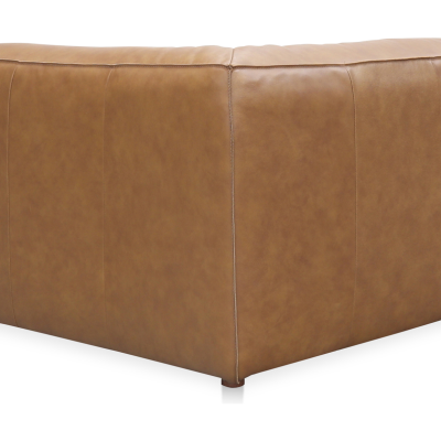Form Cognac Top Grain Leather Modular Sectional Sofa