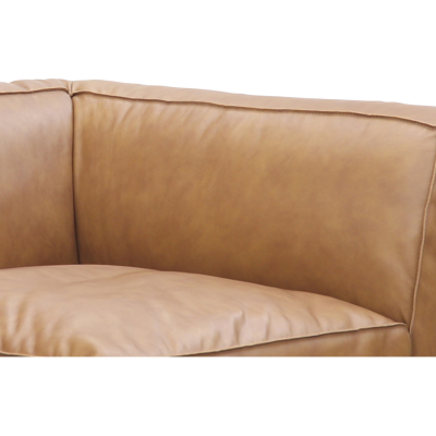 Form Cognac Top Grain Leather Modular Sectional Sofa