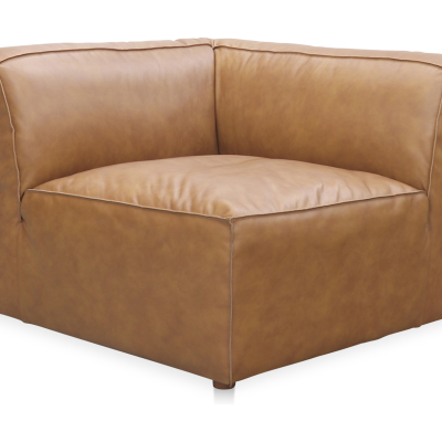 Form Cognac Top Grain Leather Modular Sectional Sofa