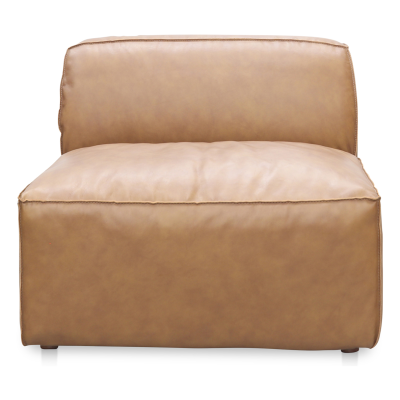 Form Cognac Top Grain Leather Modular Sectional Sofa