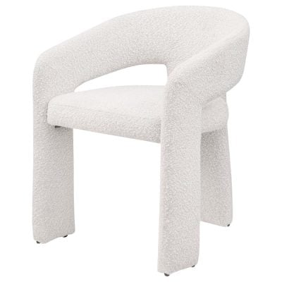 Eudora Off White Boucle Dining Chair ( Set Of 2 )