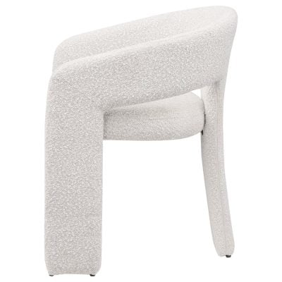 Eudora Off White Boucle Dining Chair ( Set Of 2 )