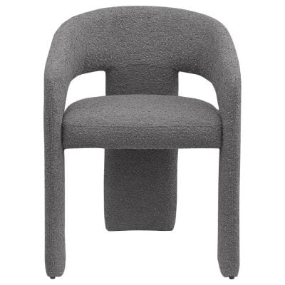 Eudora Gray Boucle Dining Chair ( Set Of 2 )