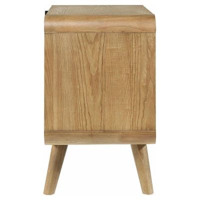 Robyn Mid Century Modern Light Wood Nightstand