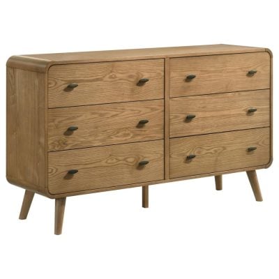 Robyn Mid Century Light Wood Dresser
