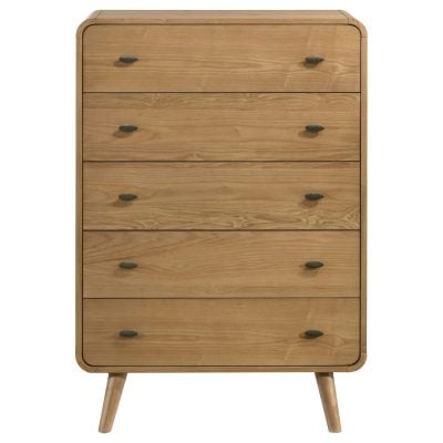 Robyn Mid Century Light Wood Chest