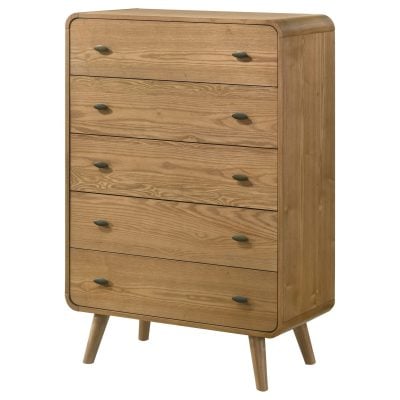 Robyn Mid Century Light Wood Chest