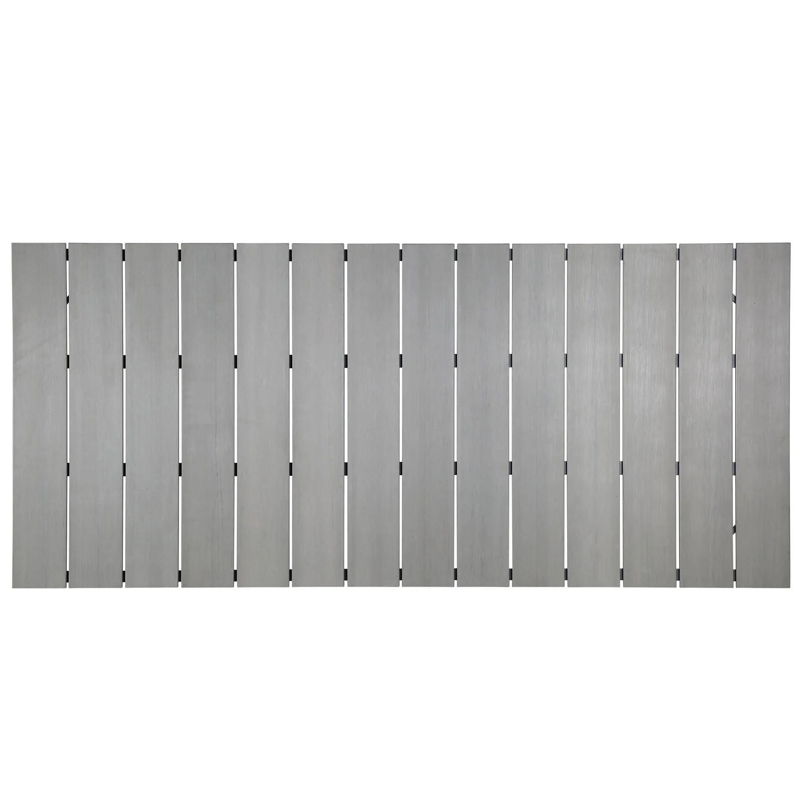 Maine Outdoor Dark Gray Aluminum Dining Table