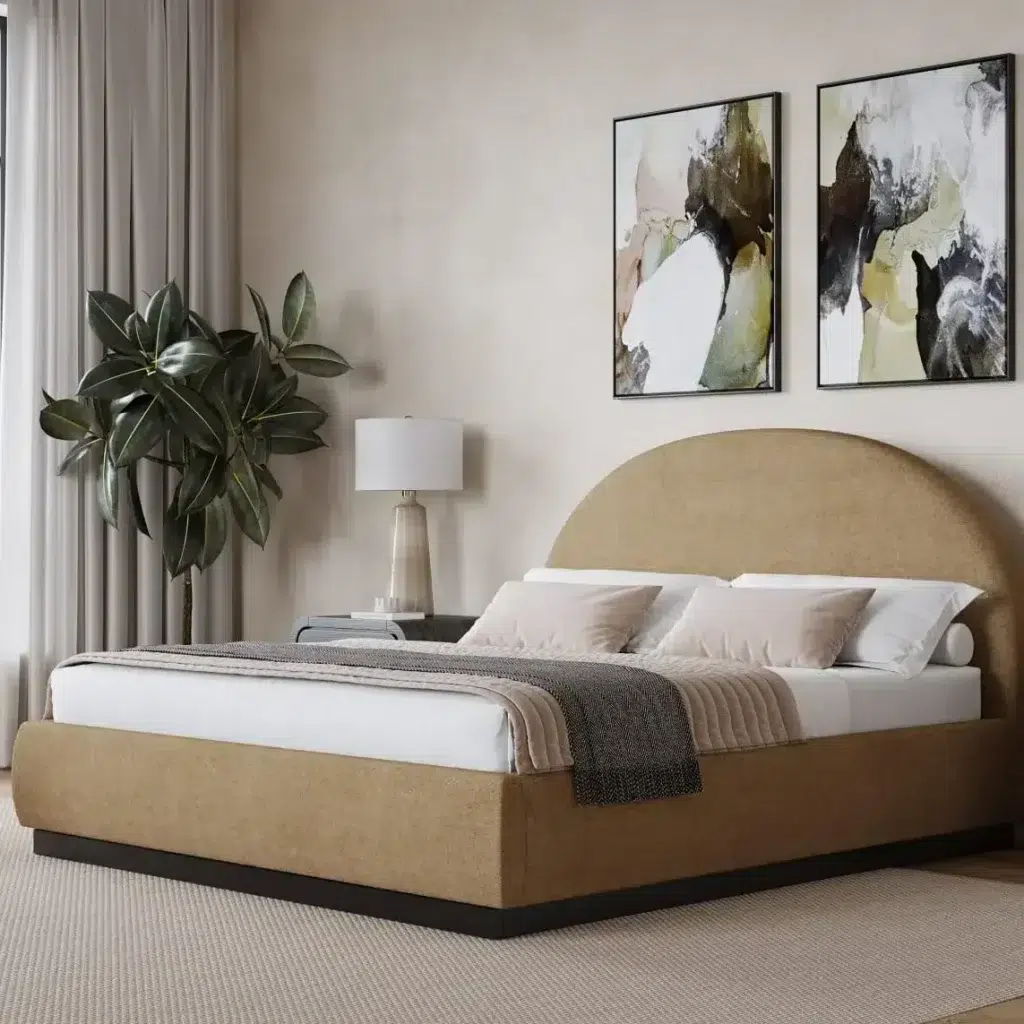 Flex Porcini Chenille Bed