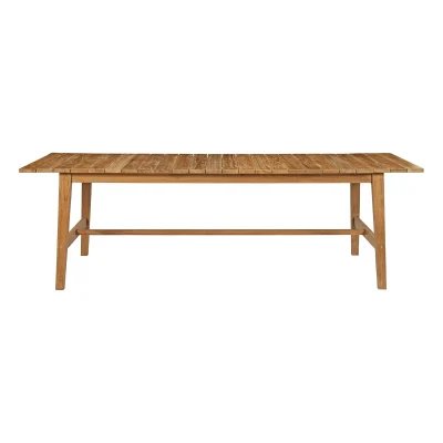 Dorset Outdoor Teak Natural Wood Dining Table