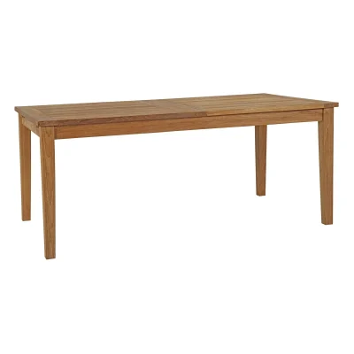 Marina Extendable Teak Solid Wood Dining Table