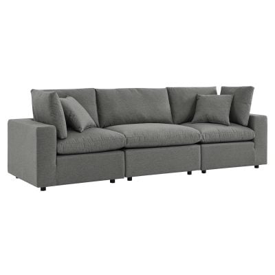 Commix Outdoor All Weather Gray Modular Sofa