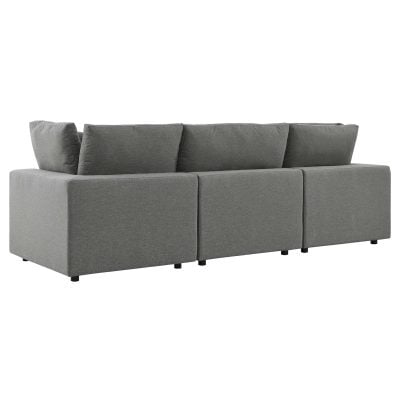 Commix Outdoor All Weather Gray Modular Sofa