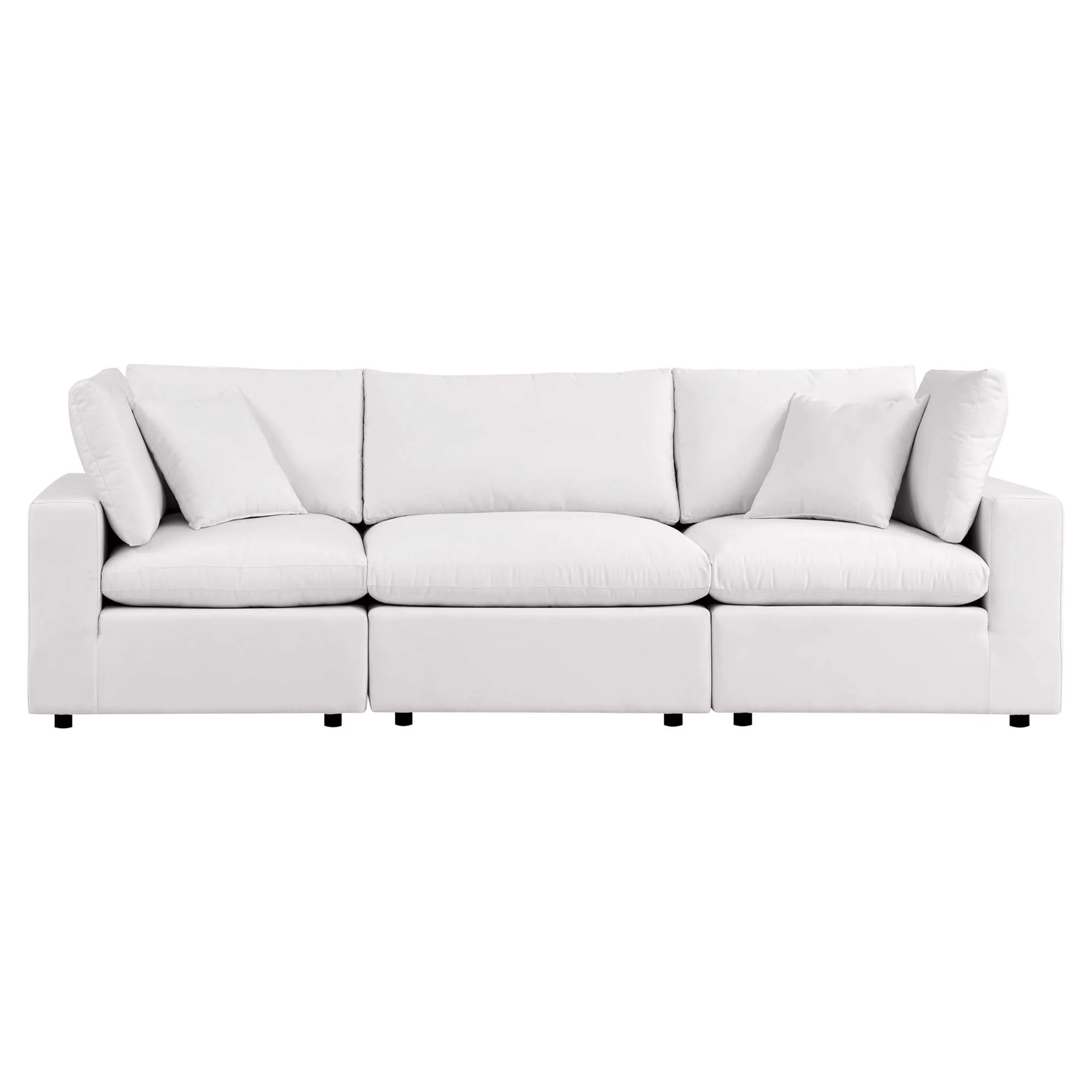 Commix Outdoor All Weather White Modular Sofa
