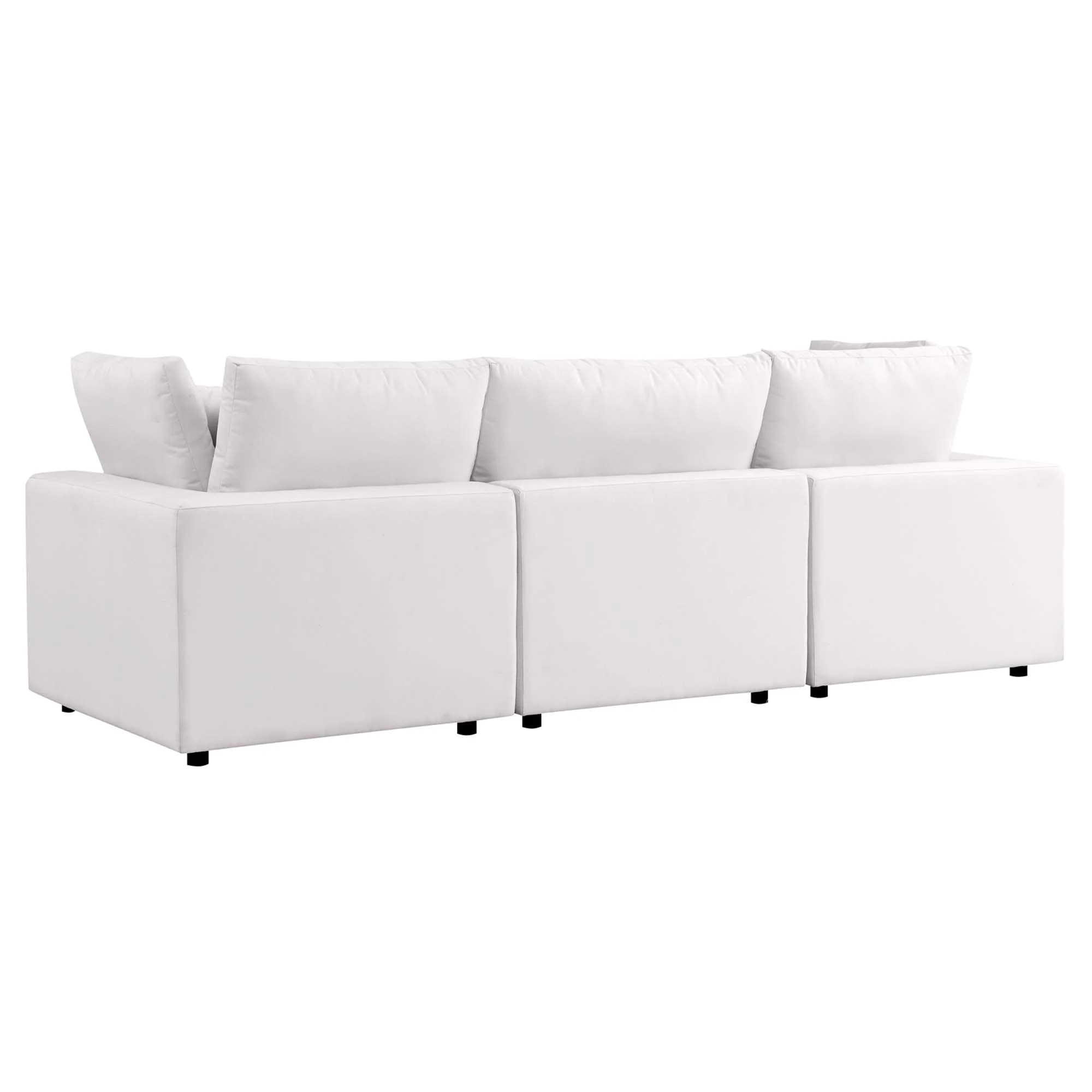 Commix Outdoor All Weather White Modular Sofa