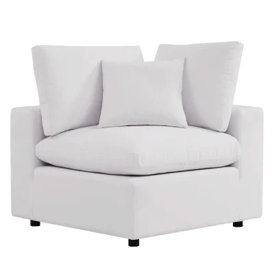 Commix Outdoor All Weather White Modular Sofa