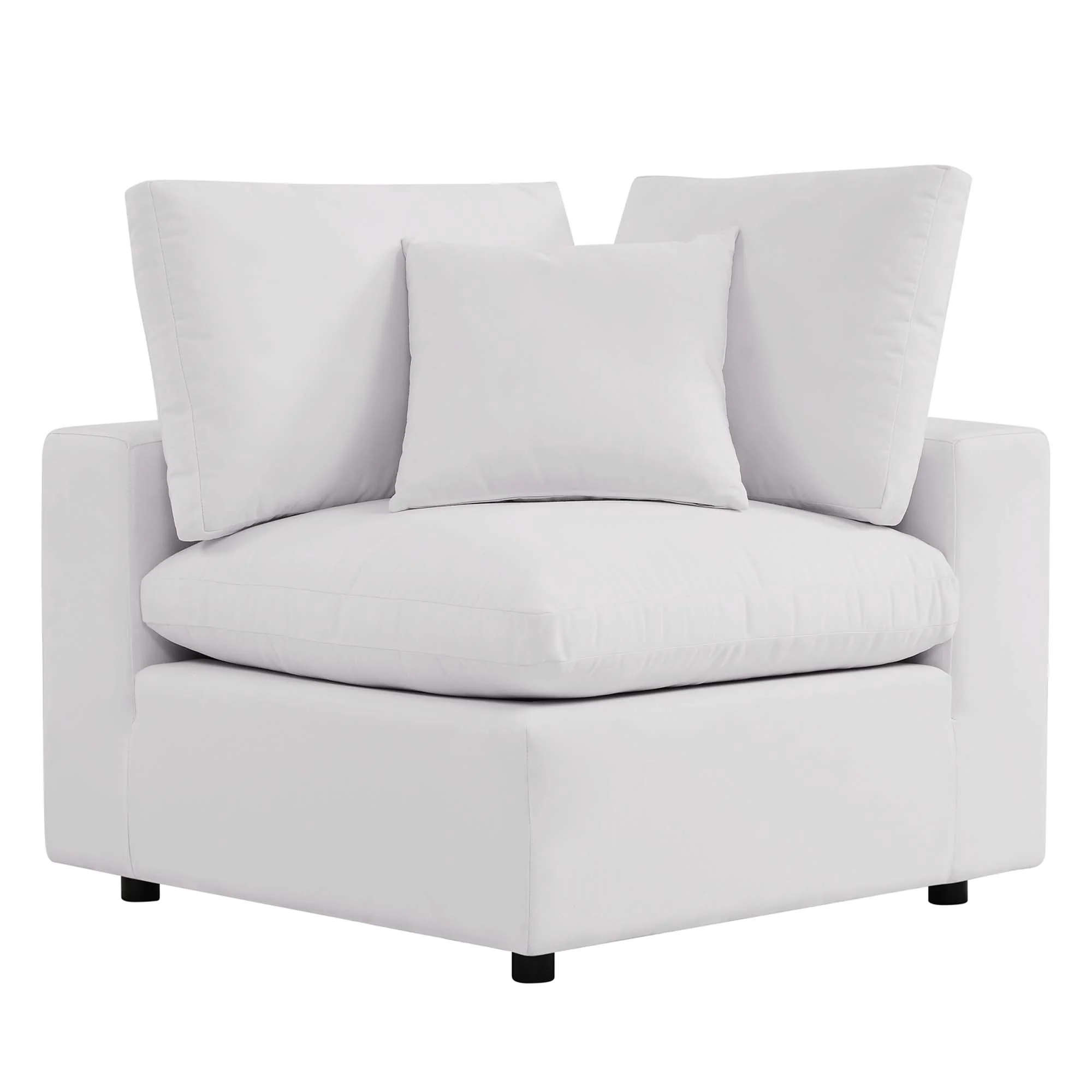 Commix Outdoor All Weather White Modular Sofa