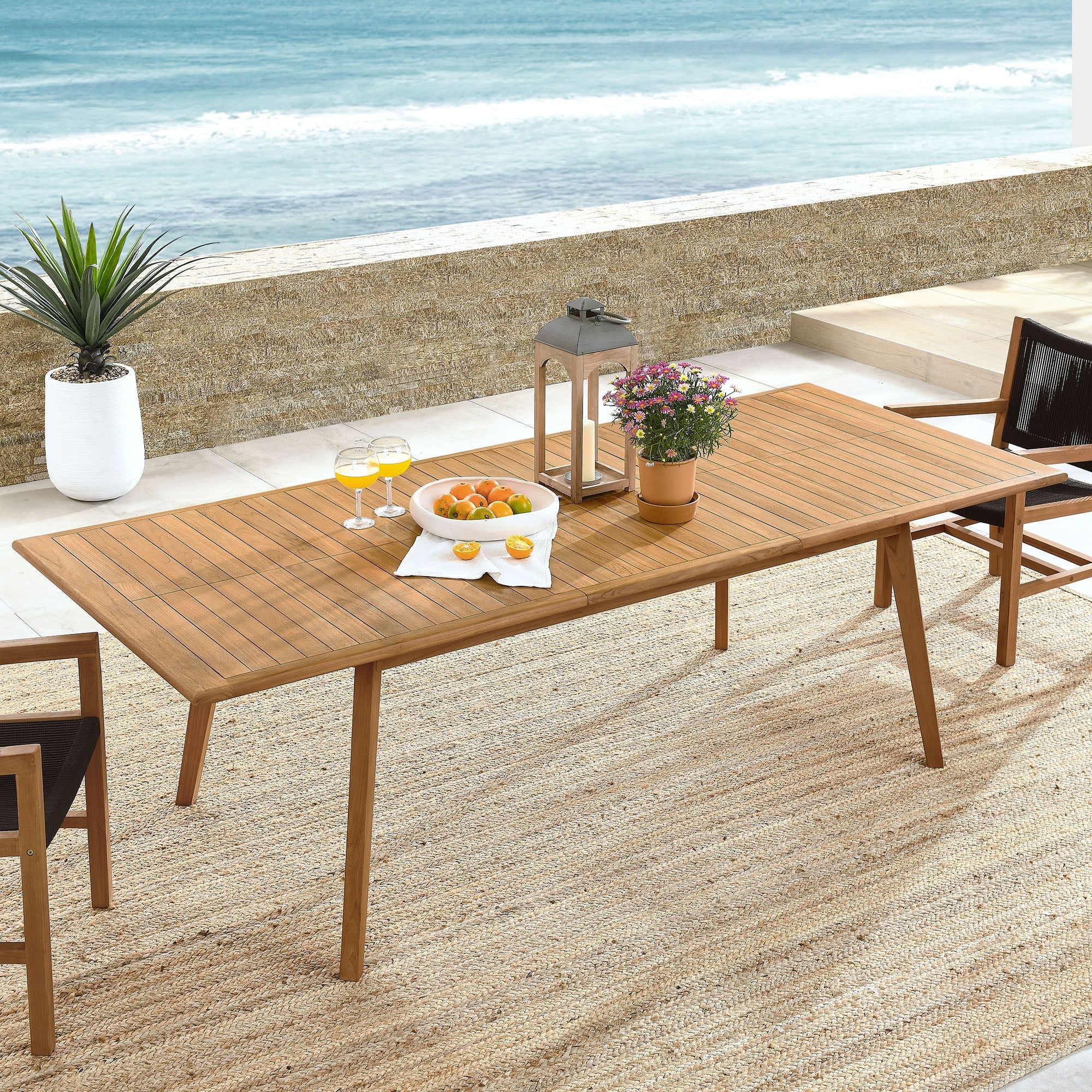 Vienna Outdoor Extendable Teak Wood Dining Table