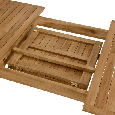 Vienna Outdoor Extendable Teak Wood Dining Table