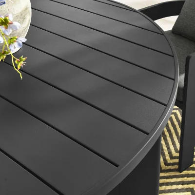 Tahoe Round Aluminum Outdoor Dining Table