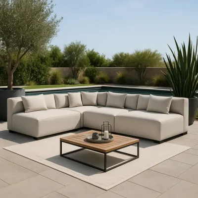 Virden Waterproof Outdoor Modular Sectional Sofa