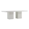 Goodwin Outdoor White Concrete Dining Table