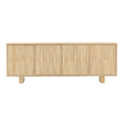 Ximena Light Oak Wood Sideboard