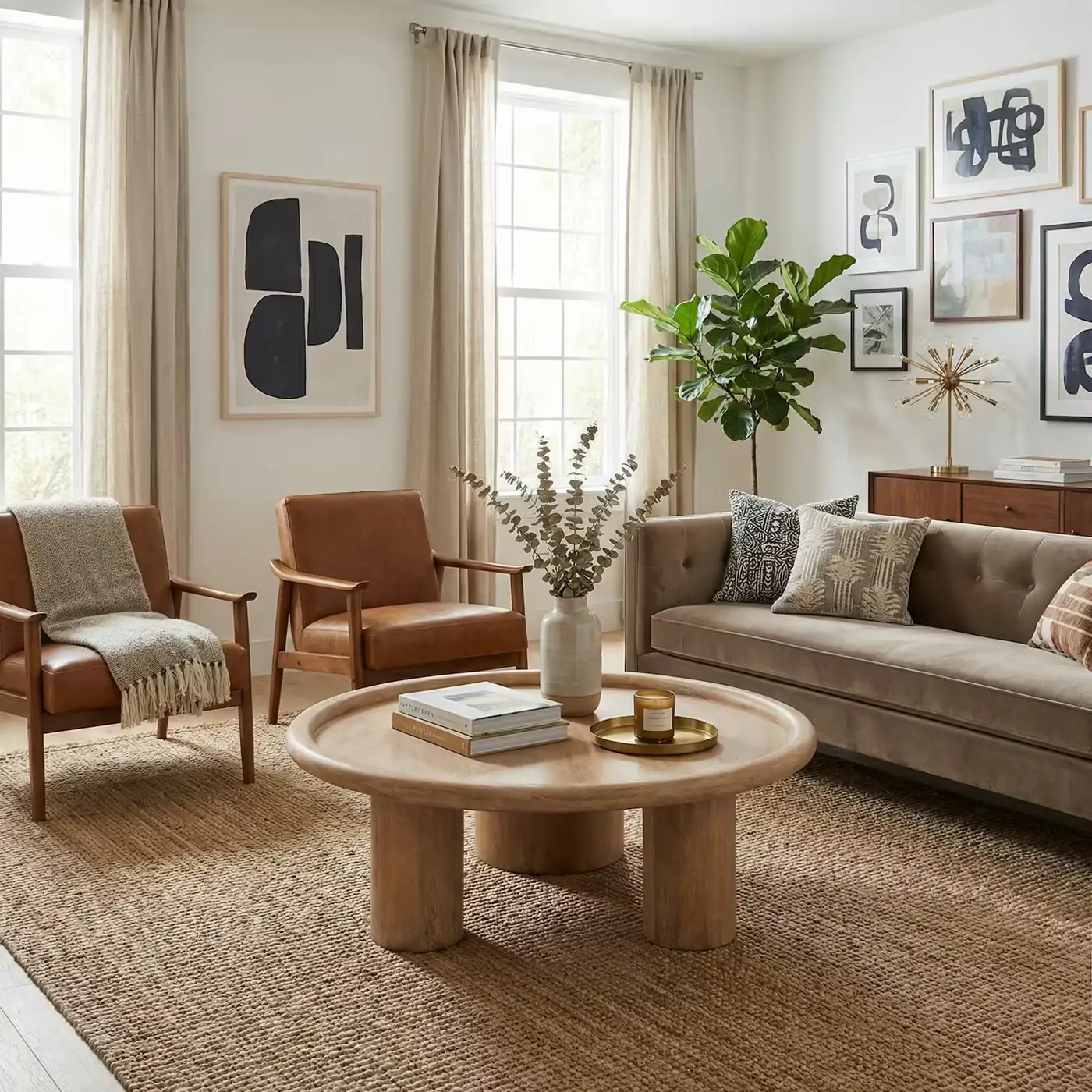 Xanthos Light Mango Wood Coffee Table