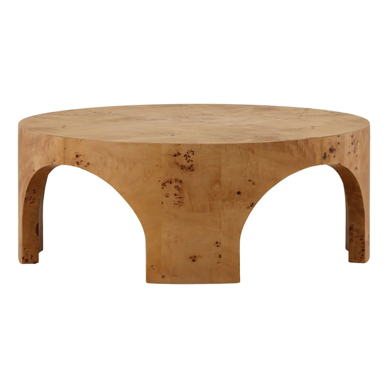 Paulette Natural Wood Coffee Table - Image 2